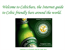 Tablet Screenshot of celticbars.com